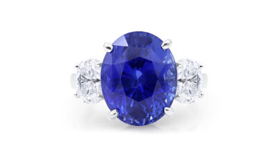 Platinum 10.08ct Sapphire Ring